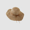 Women'S Vacation Simple Style Letter Solid Color Big Eaves Straw Hat