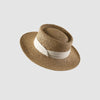 Women'S Vacation Simple Style Letter Solid Color Big Eaves Straw Hat