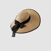 Women'S Vacation Simple Style Letter Solid Color Big Eaves Straw Hat