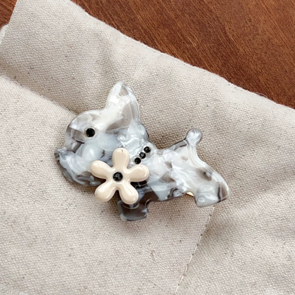 Women's Acetic Acid Duckbill Clip Hair Accessories Handmade With Dog And Zodiac Style