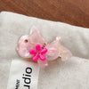 Women's Acetic Acid Duckbill Clip Hair Accessories Handmade With Dog And Zodiac Style