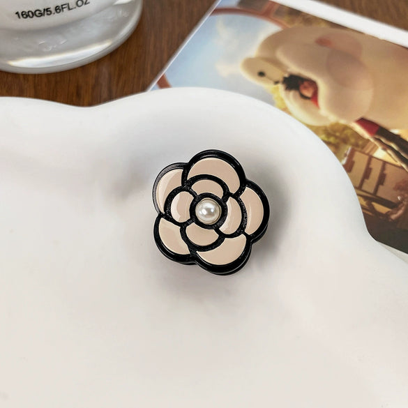 Women's Acetic Acid Handmade Camellia Style Hair Clip