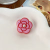 Women's Acetic Acid Handmade Camellia Style Hair Clip