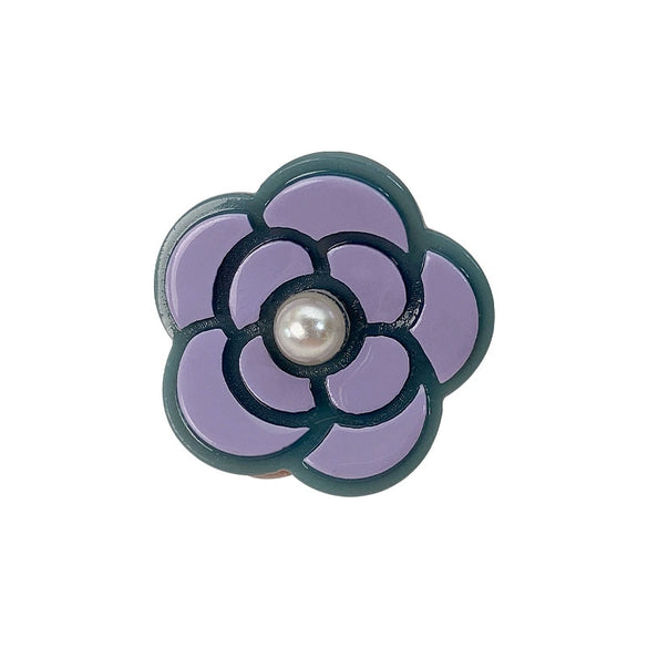 Women's Acetic Acid Handmade Camellia Style Hair Clip