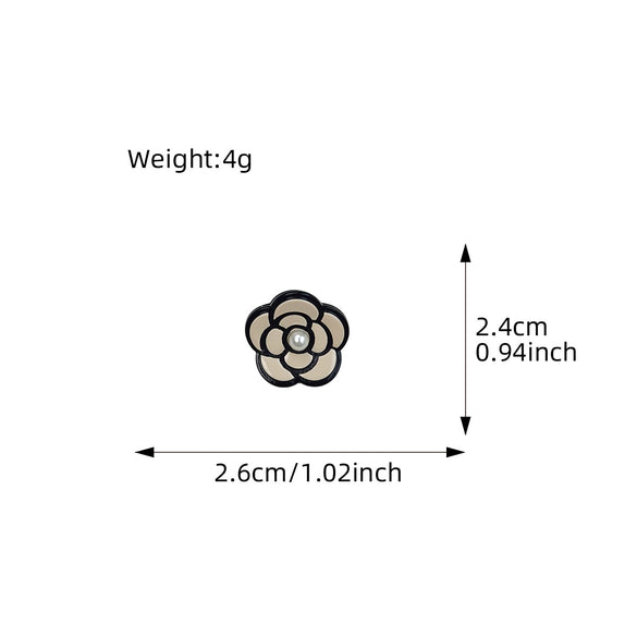 Women's Acetic Acid Handmade Camellia Style Hair Clip