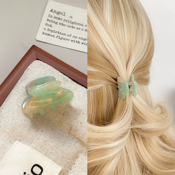 Women's Acetic Acid Handmade Sweet Geometric Style Shark Clip Hairpin Headwear