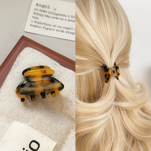 Women's Acetic Acid Handmade Sweet Geometric Style Shark Clip Hairpin Headwear