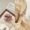 Women's Acetic Acid Handmade Sweet Geometric Style Shark Clip Hairpin Headwear