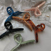 Women's Acrylic Acetate Shark Hair Claw Clip Geometric Fashion Hair Accessory With Injection Molded Finish