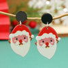 Women's Acrylic Earrings With Cartoon Character And Geometric Patterns For Festival