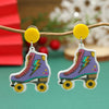 Women's Acrylic Earrings With Cartoon Character And Geometric Patterns For Festival