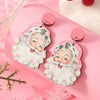 Women's Acrylic Geometric Christmas Tree Fashion Festival Earrings