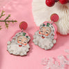 Women's Acrylic Geometric Christmas Tree Fashion Festival Earrings