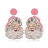 Women's Acrylic Geometric Christmas Tree Fashion Festival Earrings