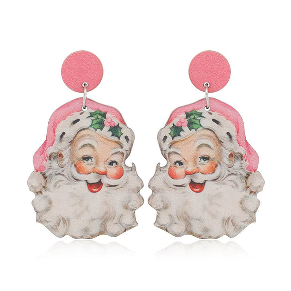 Women's Acrylic Geometric Christmas Tree Fashion Festival Earrings