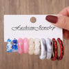 Women's Acrylic Geometric Cshaped Handmade Earrings