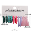 Women's Acrylic Geometric Cshaped Handmade Earrings