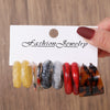 Women's Acrylic Geometric Cshaped Handmade Earrings