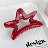 Women's Acrylic Geometric Grabber Hairpin Baking Varnish Hair Accessories