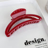 Women's Acrylic Geometric Grabber Hairpin Baking Varnish Hair Accessories