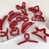 Women's Acrylic Geometric Grabber Hairpin Baking Varnish Hair Accessories