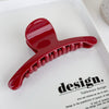 Women's Acrylic Geometric Grabber Hairpin Baking Varnish Hair Accessories