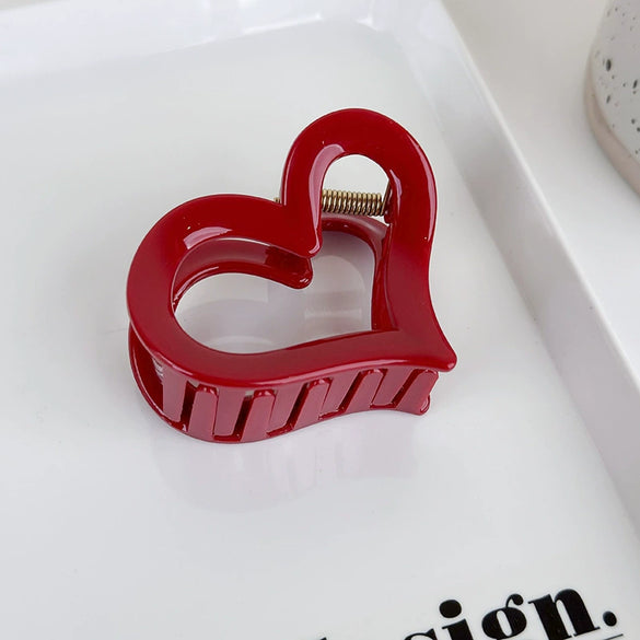 Women's Acrylic Geometric Grabber Hairpin Baking Varnish Hair Accessories