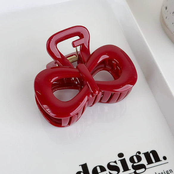 Women's Acrylic Geometric Grabber Hairpin Baking Varnish Hair Accessories
