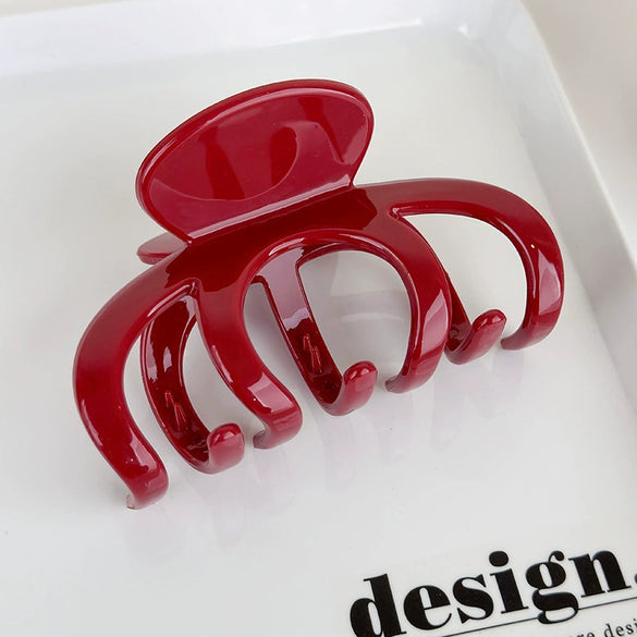 Women's Acrylic Geometric Grabber Hairpin Baking Varnish Hair Accessories