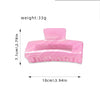 Women's Acrylic Geometric Square Handmade Shark Clip Hair Grab Clip