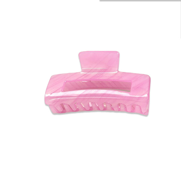 Women's Acrylic Geometric Square Handmade Shark Clip Hair Grab Clip
