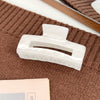 Women's Acrylic Geometric Square Handmade Shark Clip Hair Grab Clip