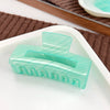 Women's Acrylic Geometric Square Handmade Shark Clip Hair Grab Clip