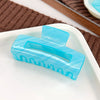 Women's Acrylic Geometric Square Handmade Shark Clip Hair Grab Clip