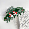 Women's Acrylic Handmade Cartoon Gingerbread Man Hair Shark Clip Hair Accessories