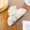 Women's Acrylic Handmade Fashion Ol Geometric Hollowout Semiround Hair Clip Hair Accessories