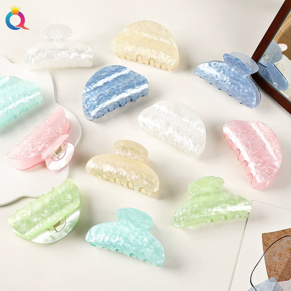Women's Acrylic Handmade Shark Clip Hair Accessories
