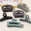 Women's Acrylic Handmade Simple Geometric Disc Square Cross Hair Shark Clip Hair Accessories