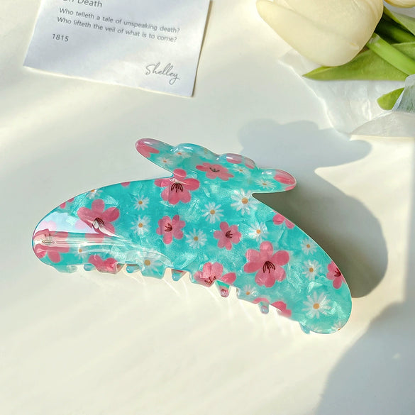 Women's Acrylic Handmade Small Fresh Fruit Shape Hair Grab Clip