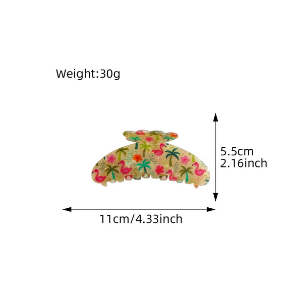 Women's Acrylic Handmade Small Fresh Fruit Shape Hair Grab Clip
