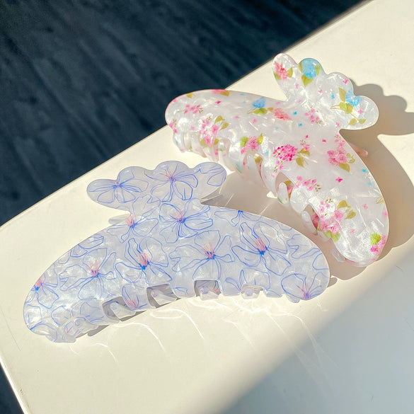 Women's Acrylic Handmade Small Fresh Fruit Shape Hair Grab Clip