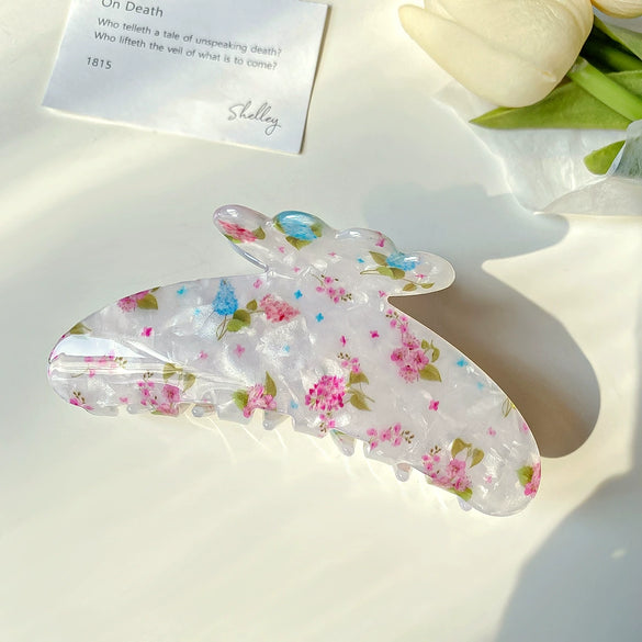 Women's Acrylic Handmade Small Fresh Fruit Shape Hair Grab Clip