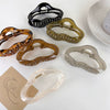 Women's Acrylic Large Shark Clip Headwear Stamping Hairpin