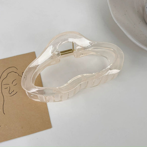 Women's Acrylic Large Shark Clip Headwear Stamping Hairpin