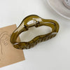 Women's Acrylic Large Shark Clip Headwear Stamping Hairpin