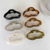 Women's Acrylic Large Shark Clip Headwear Stamping Hairpin