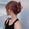 Women's Acrylic Matte Hair Clip French Retro Style With Baking Paint Treatment