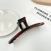 Women's Acrylic Matte Hair Clip French Retro Style With Baking Paint Treatment