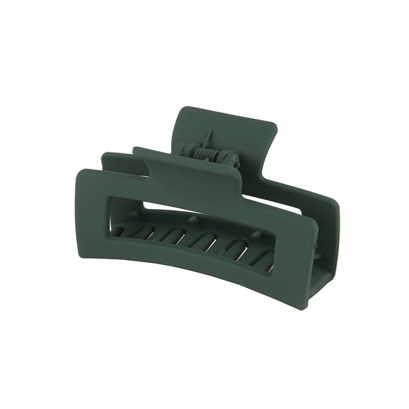 Women's Acrylic Rectangular Baking Paint Hair Clip