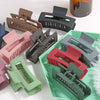 Women's Acrylic Rectangular Baking Paint Hair Clip